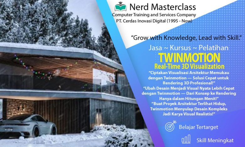 Kursus Jasa Pelatihan Twinmotion