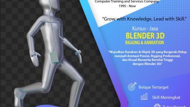 Kursus Jasa Blender 3D Rigging and Animation